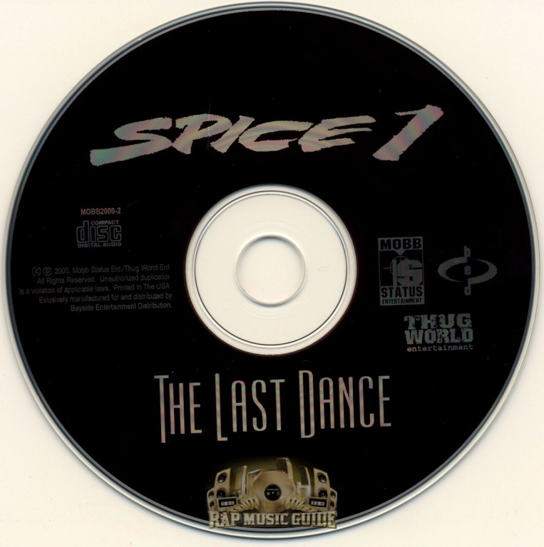 Spice 1 The Last Dance CD Rap Music Guide
